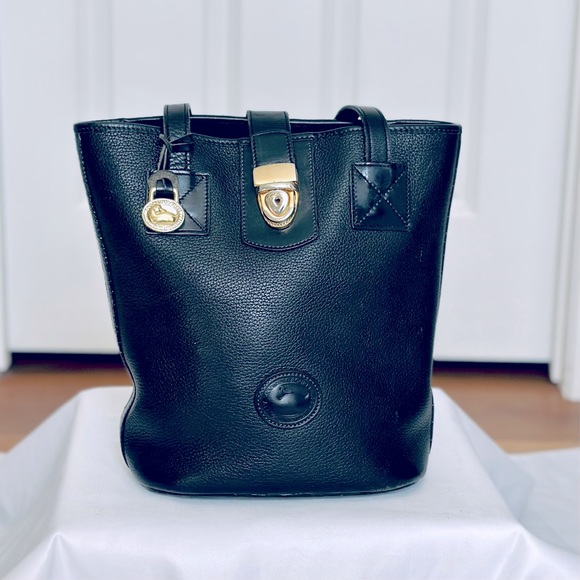 Dooney & Bourke Vintage Bucket Bag - Black - Picture 1 of 11